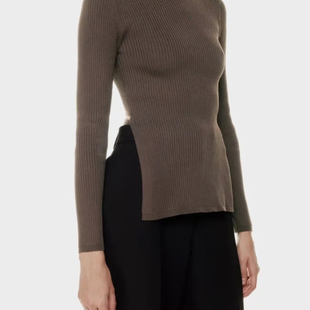 Aritzia Babaton Sculpt knit Tie back tank top - Picture 8 of 8